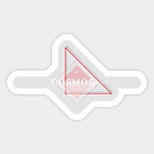 Cosmos Simple / WHİTE Sticker